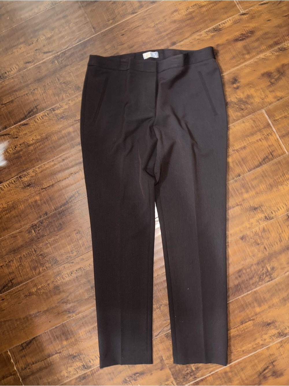 Tahari Black Straight-Leg Dress Pants